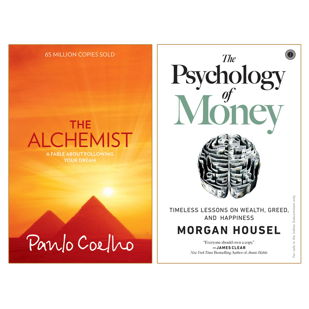 The Alchemist & The Psychology of Money by Paulo Coelho, book cover