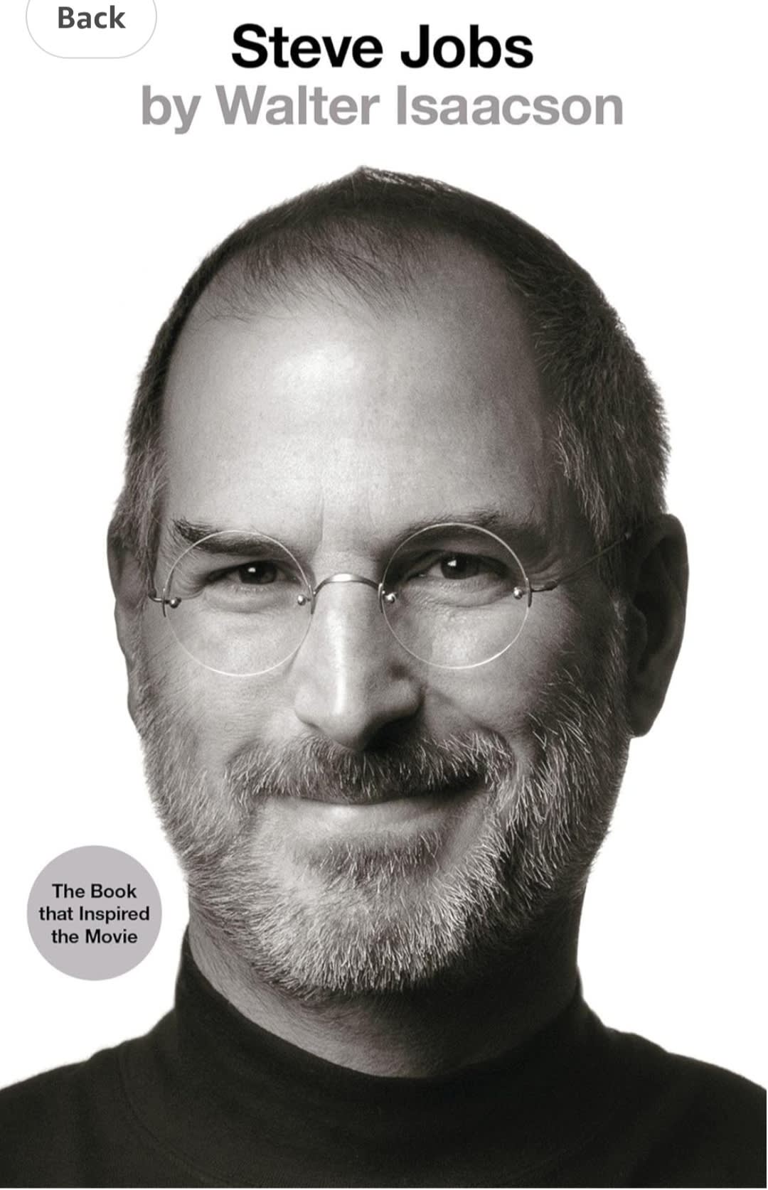 Steve Jobs: The Exclusive Biography by Walter Isaacson, book cover
