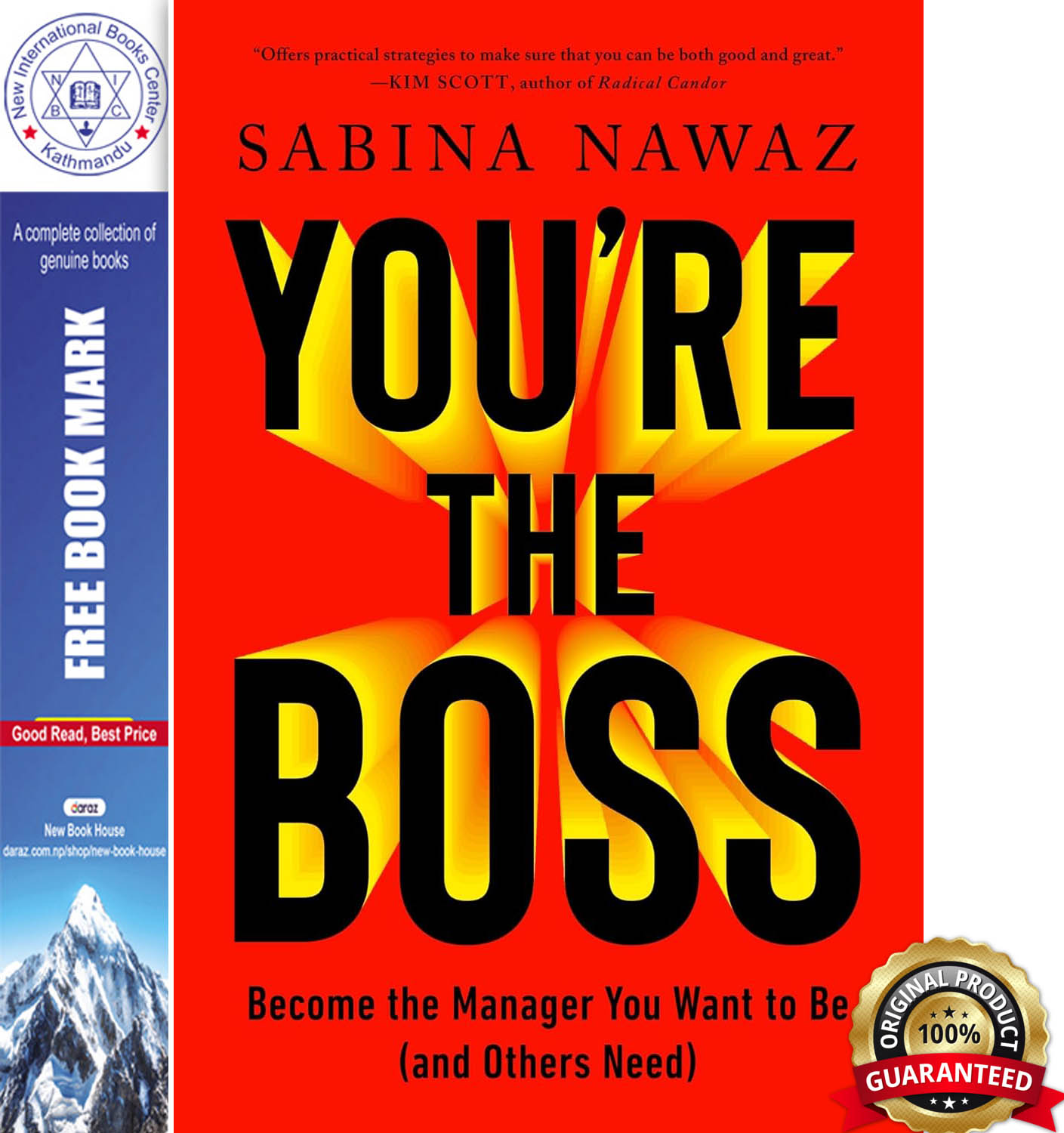 You’re the Boss: Become the Manager You Want to Be by Sabina Nawaz, book cover