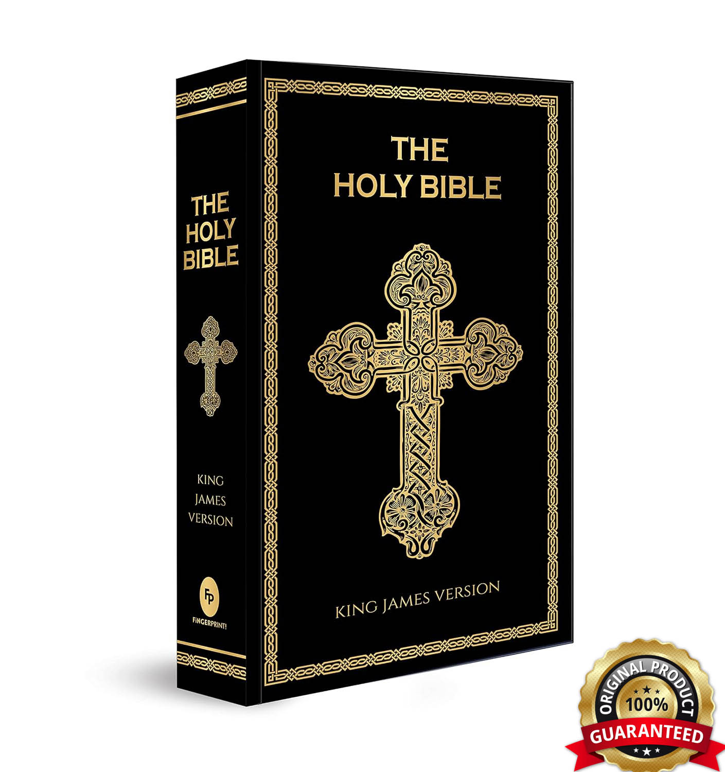 The Holy Bible- by King James, book cover