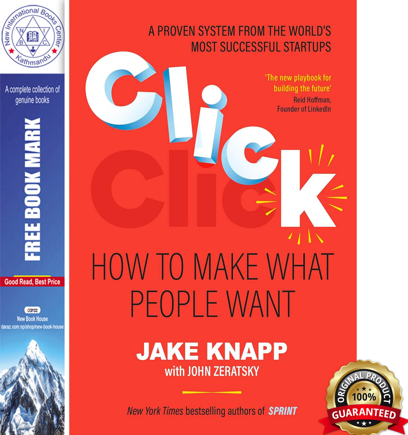 Click : How To Make What People Want by Jake Knapp & John Zeratsky, book cover