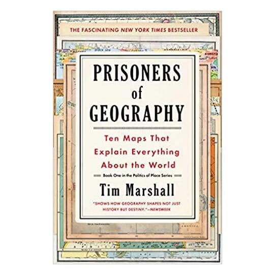 Prisoners Of Geography by Tim Marshall, book cover