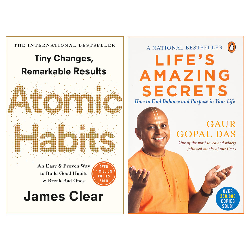 Atomic Habits & Life's Amazing Secrets by James Clear, book cover