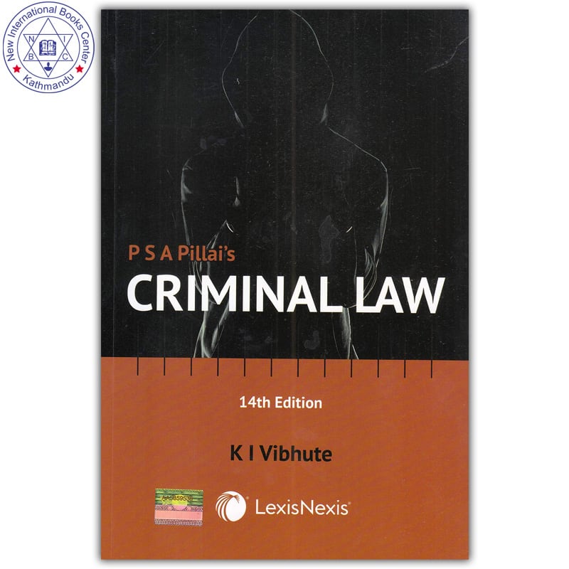 PSA Pillai's Criminal Law by KI Vibhute, book cover