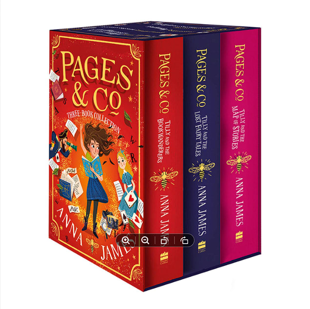Pages & Co. Series - 3 Books Collection Box Set by Anna James, book cover