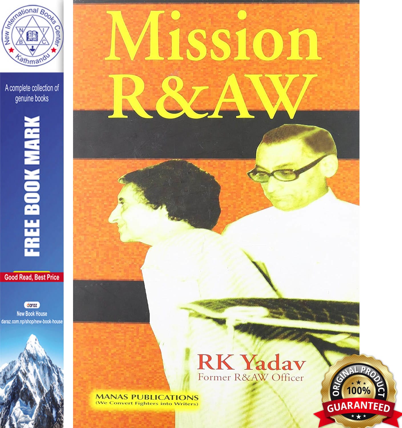 Mission R&AW by RK Yadav, book cover