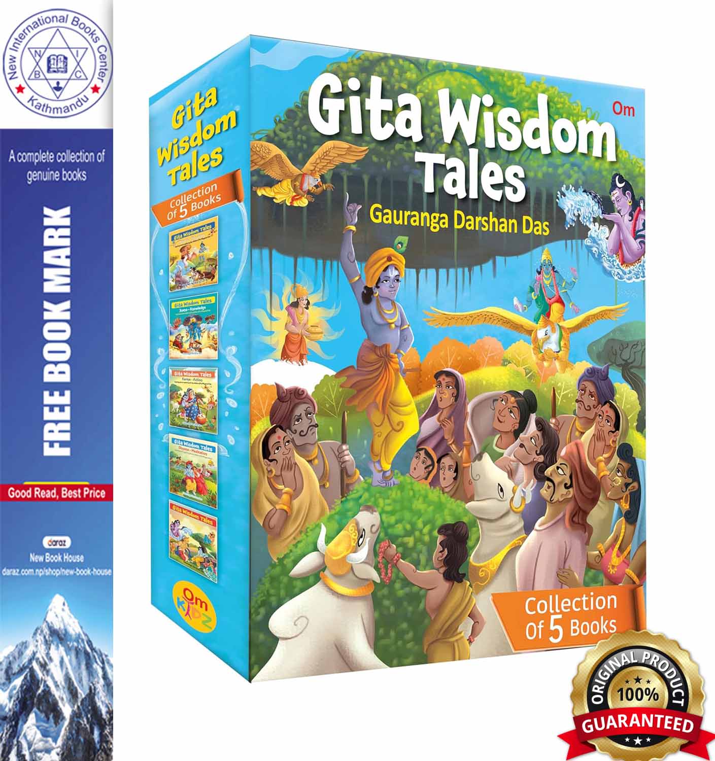 Gita Wisdom Tales: Collections of 5 Books Boxset - Religion books for Children by Gauranga Darshan Das, book cover