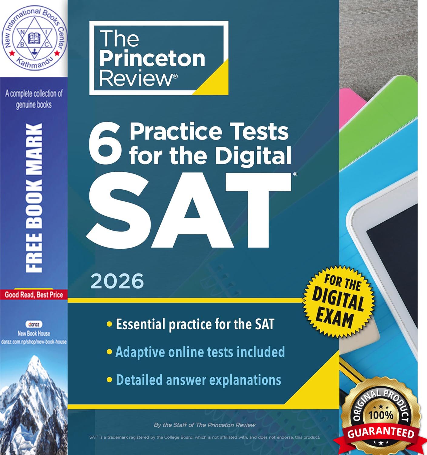 The Princeton Review : 6 Practice Tests for the Digital SAT, 2026 by The Princeton Review, book cover