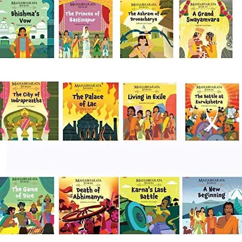 Mahabharata Stories : Set Of 12 Books by Subhadra Sen Gupta, book cover