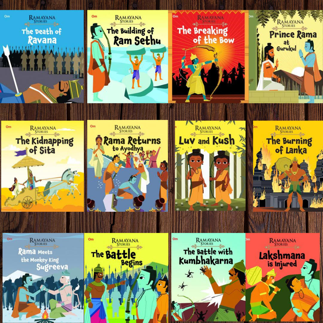 Ramayana Stories Collection For Children by Om Books Editorial Team, book cover