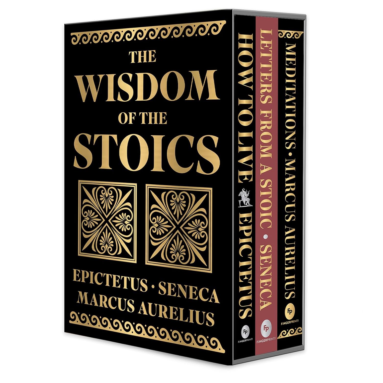 The Wisdom of the Stoics Boxed Set by Unknown, book cover