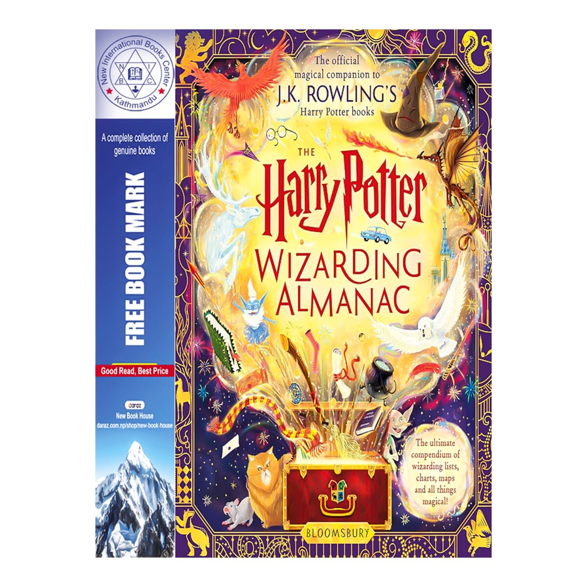 The Harry Potter Wizarding Almanac by J.K. Rowling, book cover