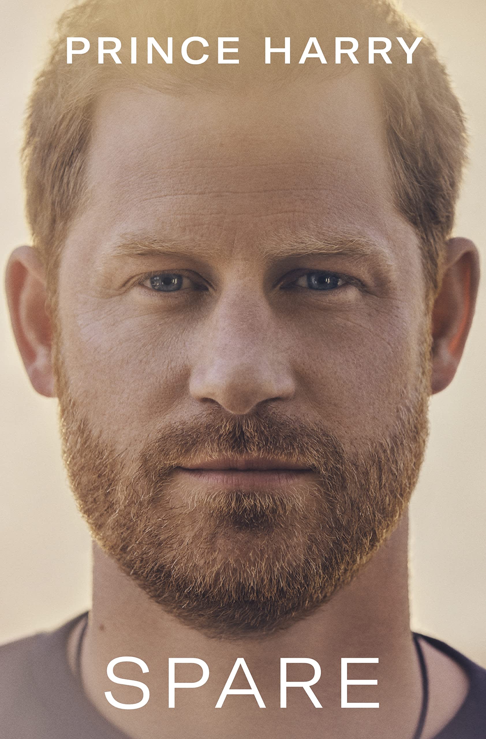 Spare by Prince Harry, book cover