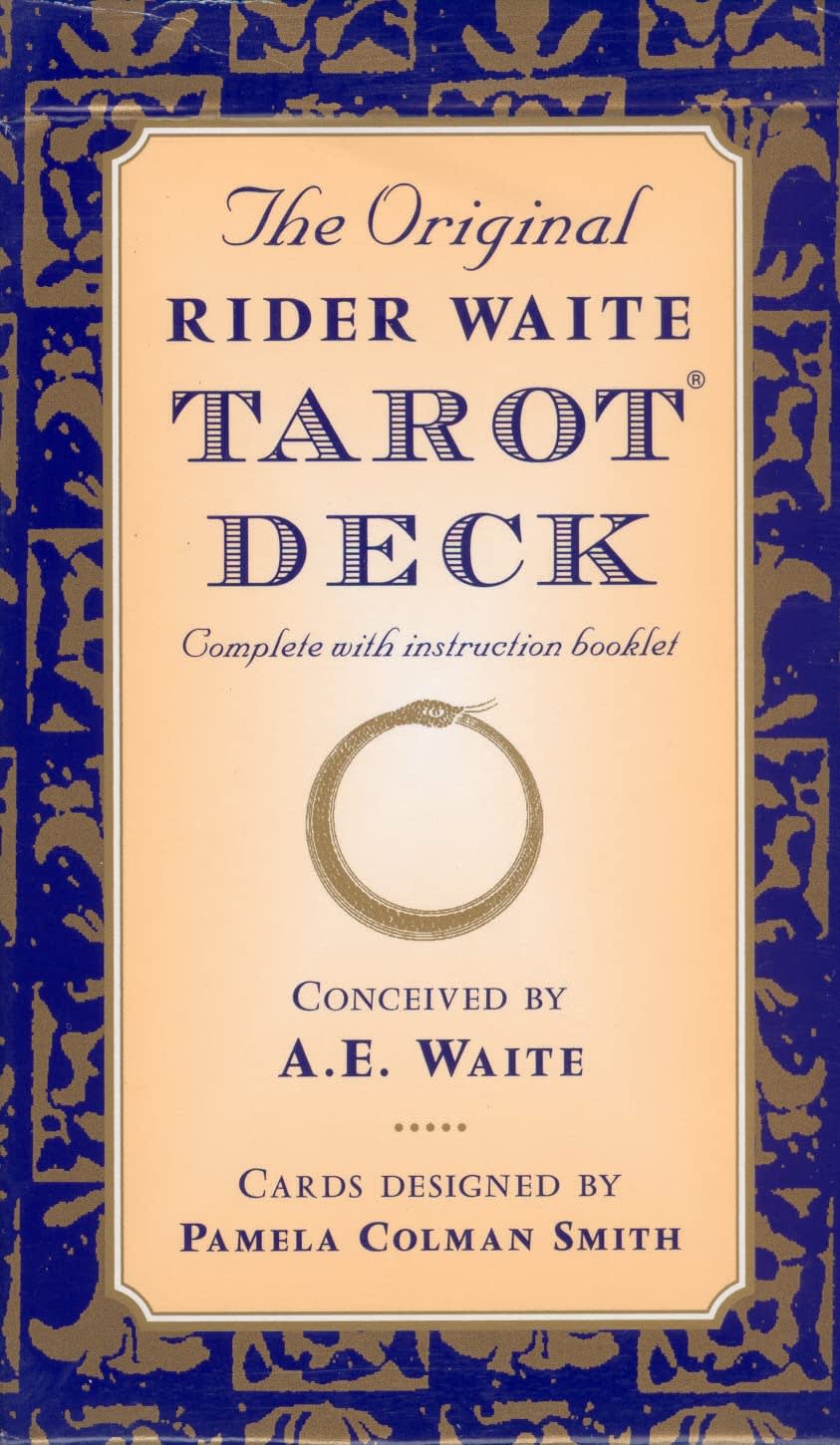 The Original Rider Waite Tarot Deck by A.E. Waite, book cover