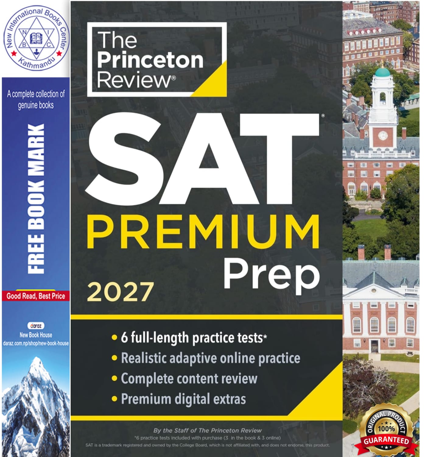 The Princeton Review SAT Premium Prep 2027 by The Princeton Review, book cover