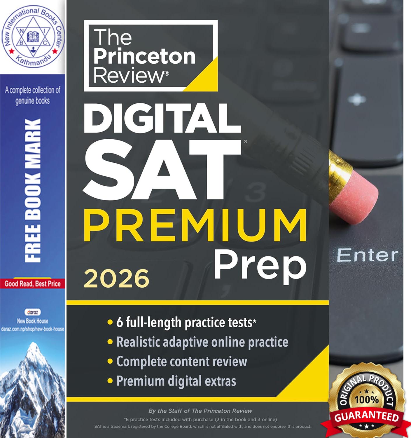 The Princeton Review Digital SAT Premium Prep, 2026 by The Princeton Review, book cover
