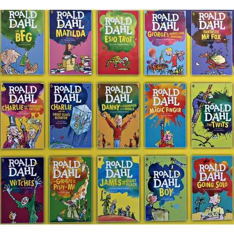 Roal Dahl  15 Collection Books by Roald Dahl, book cover