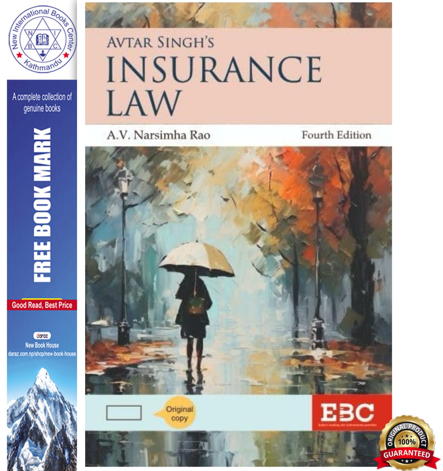 Insurance Law by A.V.Narsimha Rao, book cover