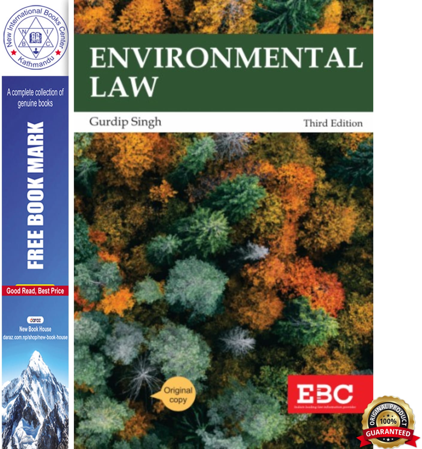 Environmental Law by Gurdip Singh, book cover