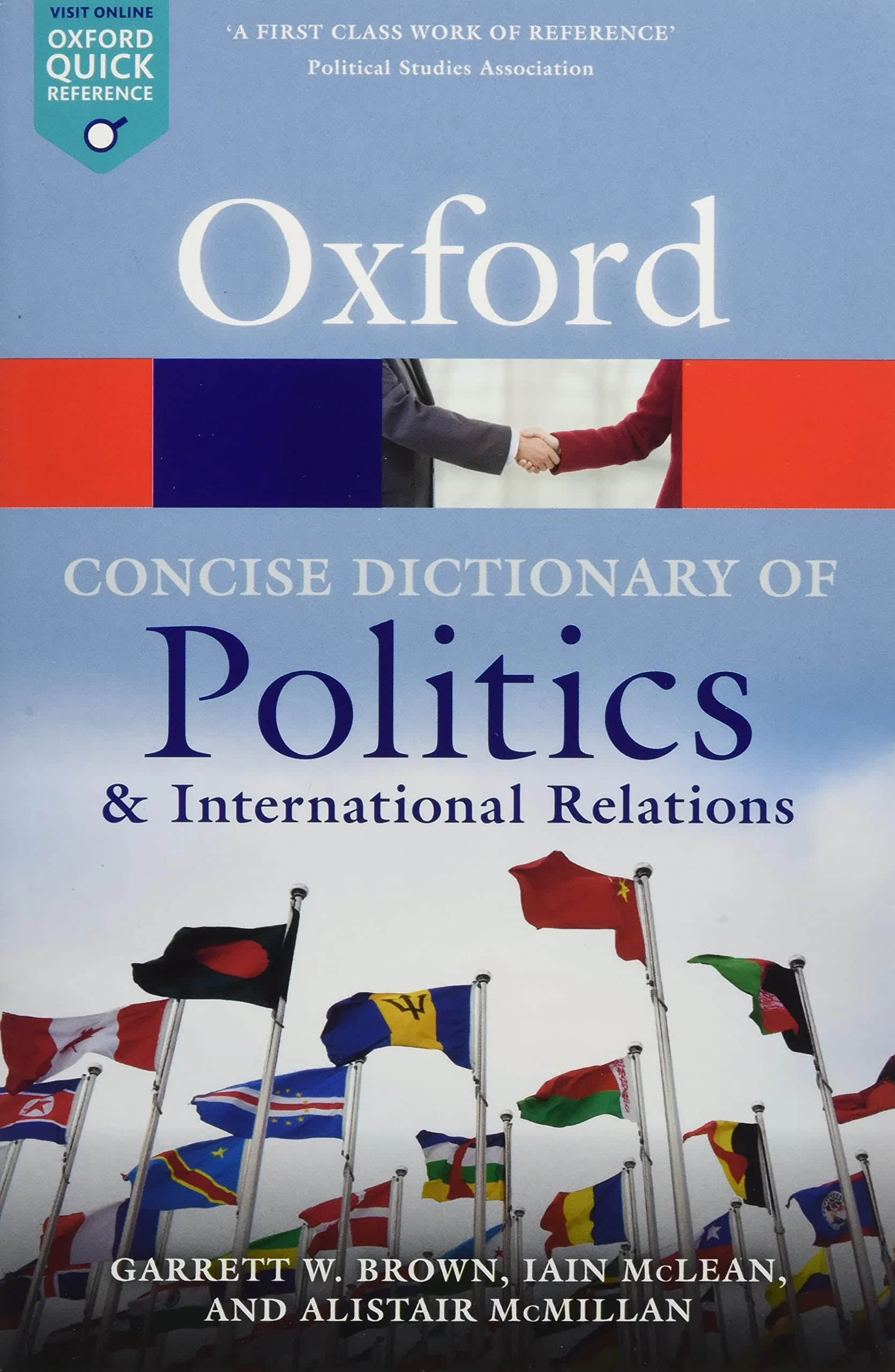 The Concise Oxford Dictionary Of Politics And International Relations by Garrett W Brown, Iain Mclean & Alistair Mcmillan, book cover