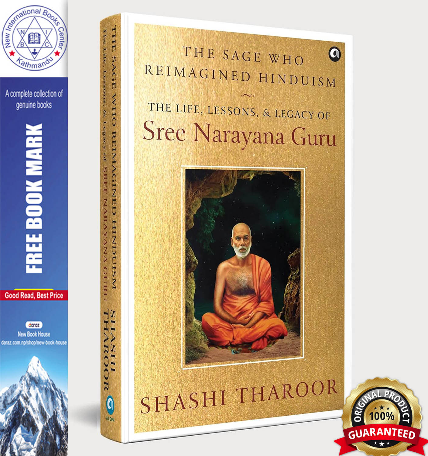 THE SAGE WHO REIMAGINED HINDUISM: The Life, Lessons, & Legacy of Sree Narayana Guru by Shashi Tharoor, book cover