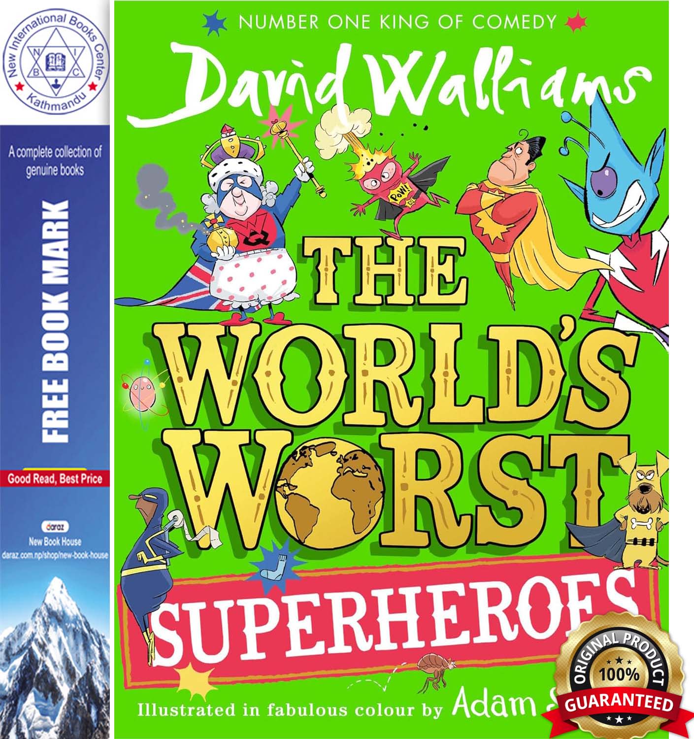 The World’s Worst Superheroes by David Walliams, book cover
