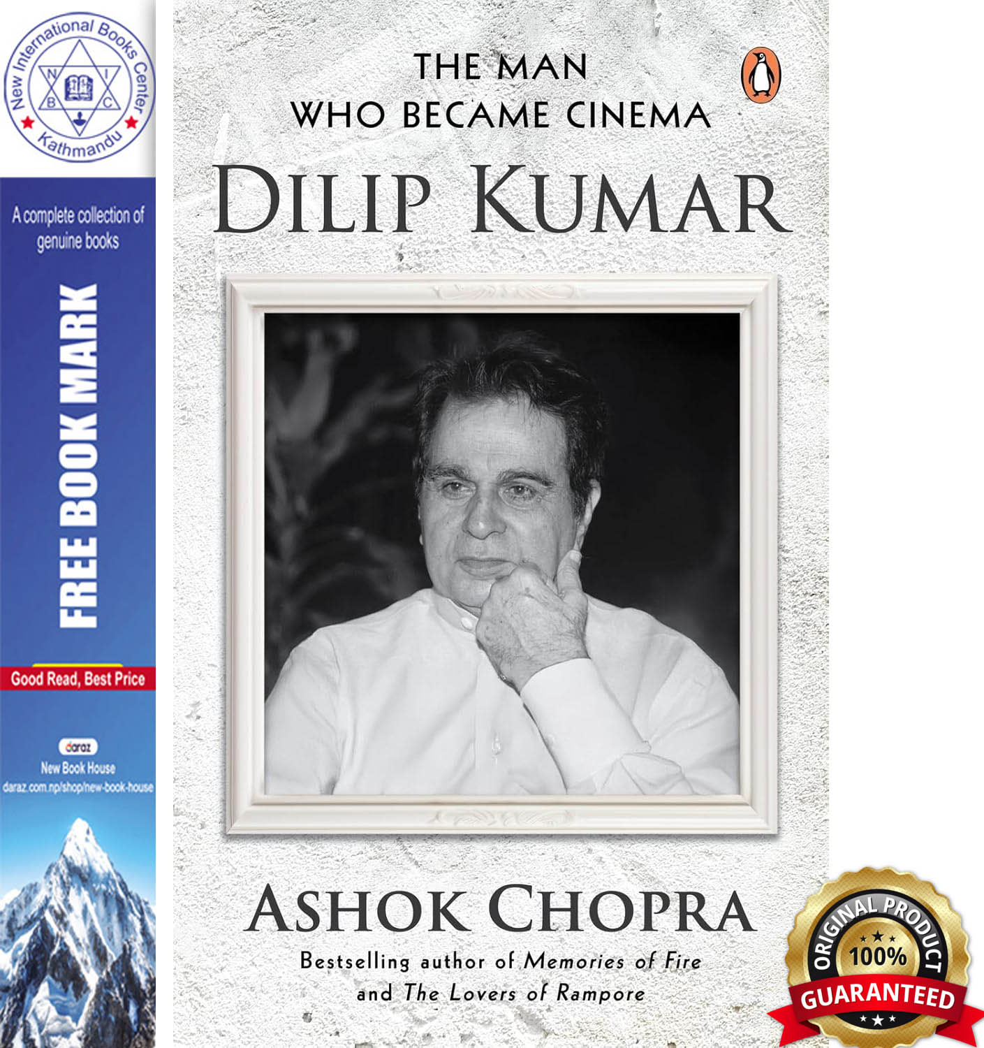 The Man Who Became Cinema: Dilip Kumar - A Deep Dive into the Legendary Actor’s Iconic Performances and Cinematic Legacy by Ashok Chopra, book cover
