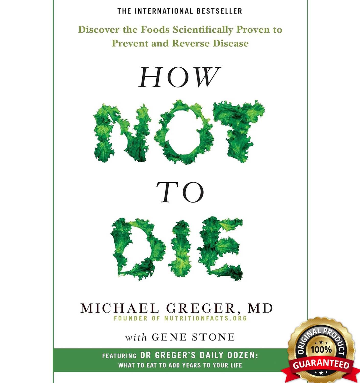 How Not to Die by Dr Michael Greger with Gene Stone, book cover