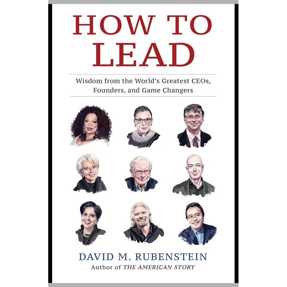 How to Lead by David M. Rubenstein, book cover