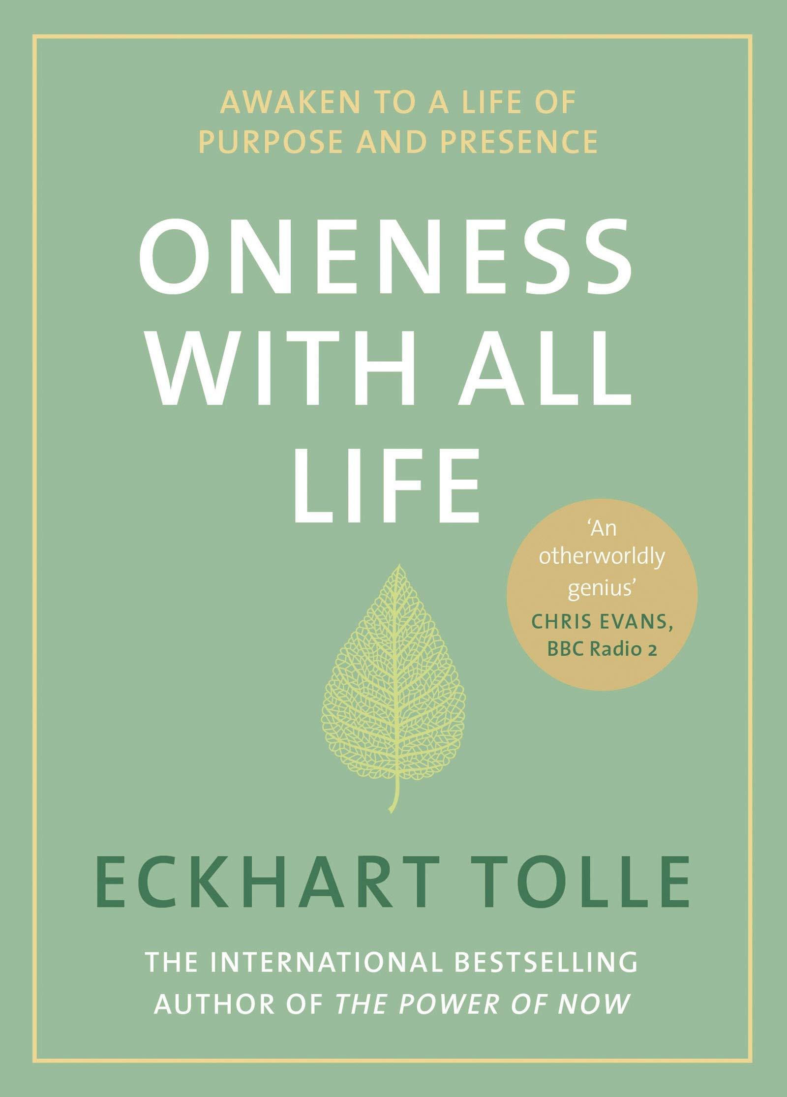 Oneness With All Life by Eckhart Tolle, book cover