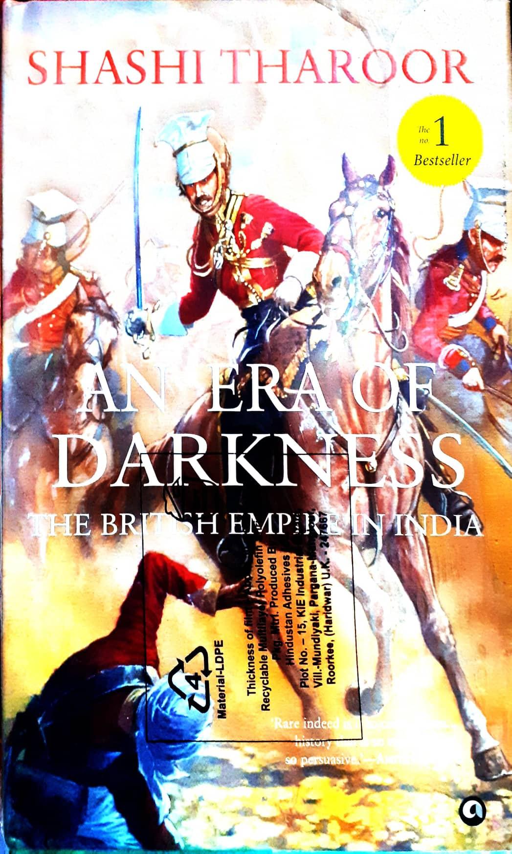 An Era Of Darkness by Shashi Tharoor, book cover
