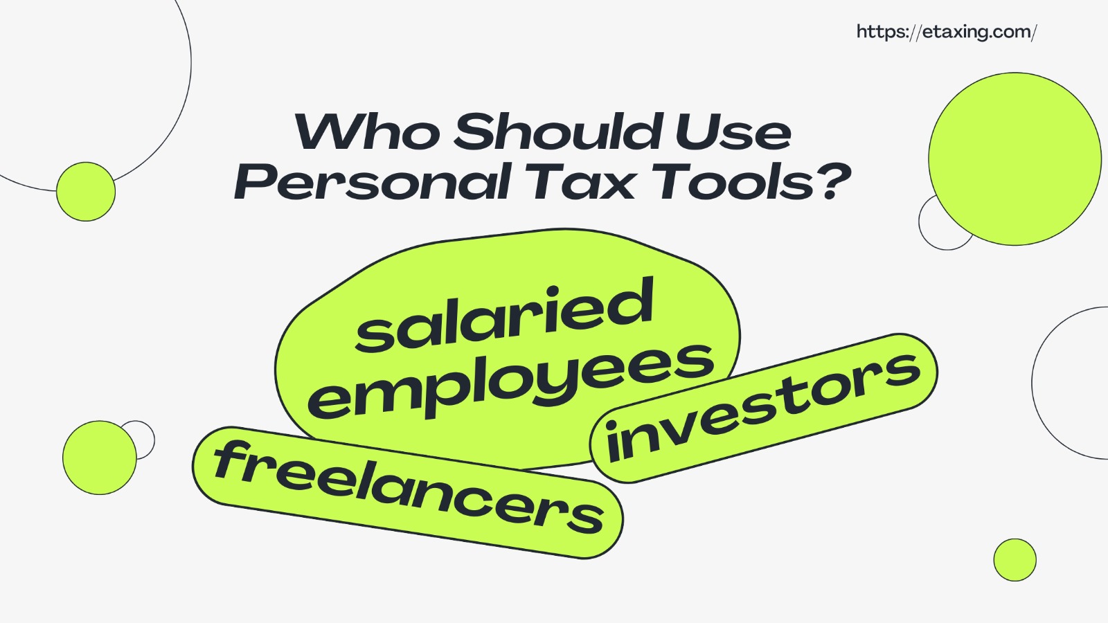 Who should use tax tools