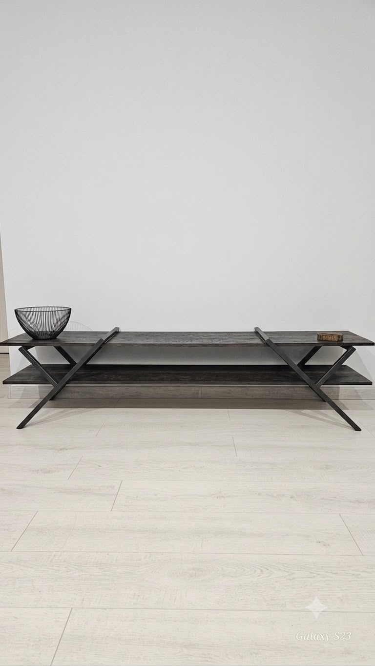 Apex Charcoal Media Console