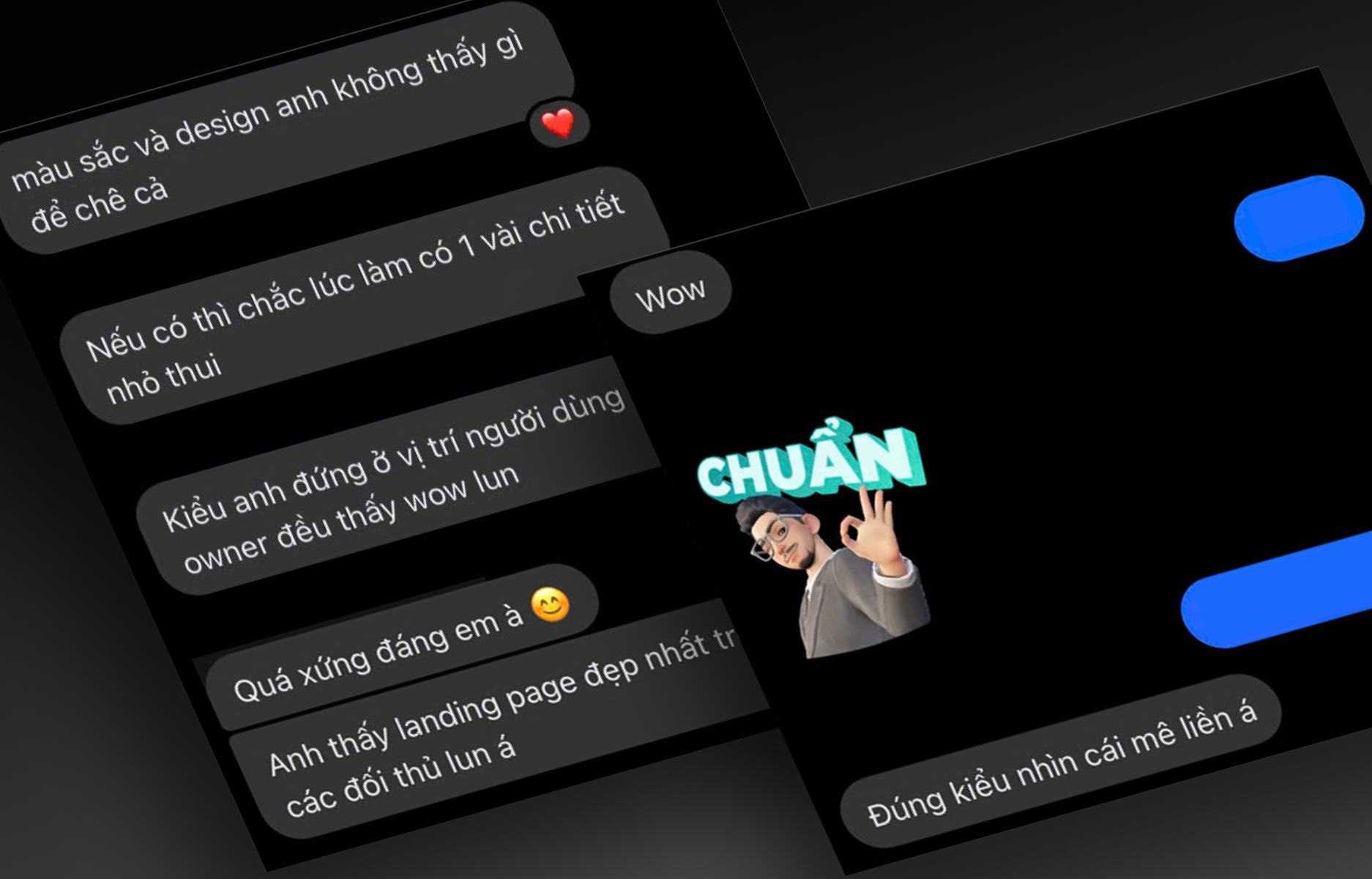 Feedback from client