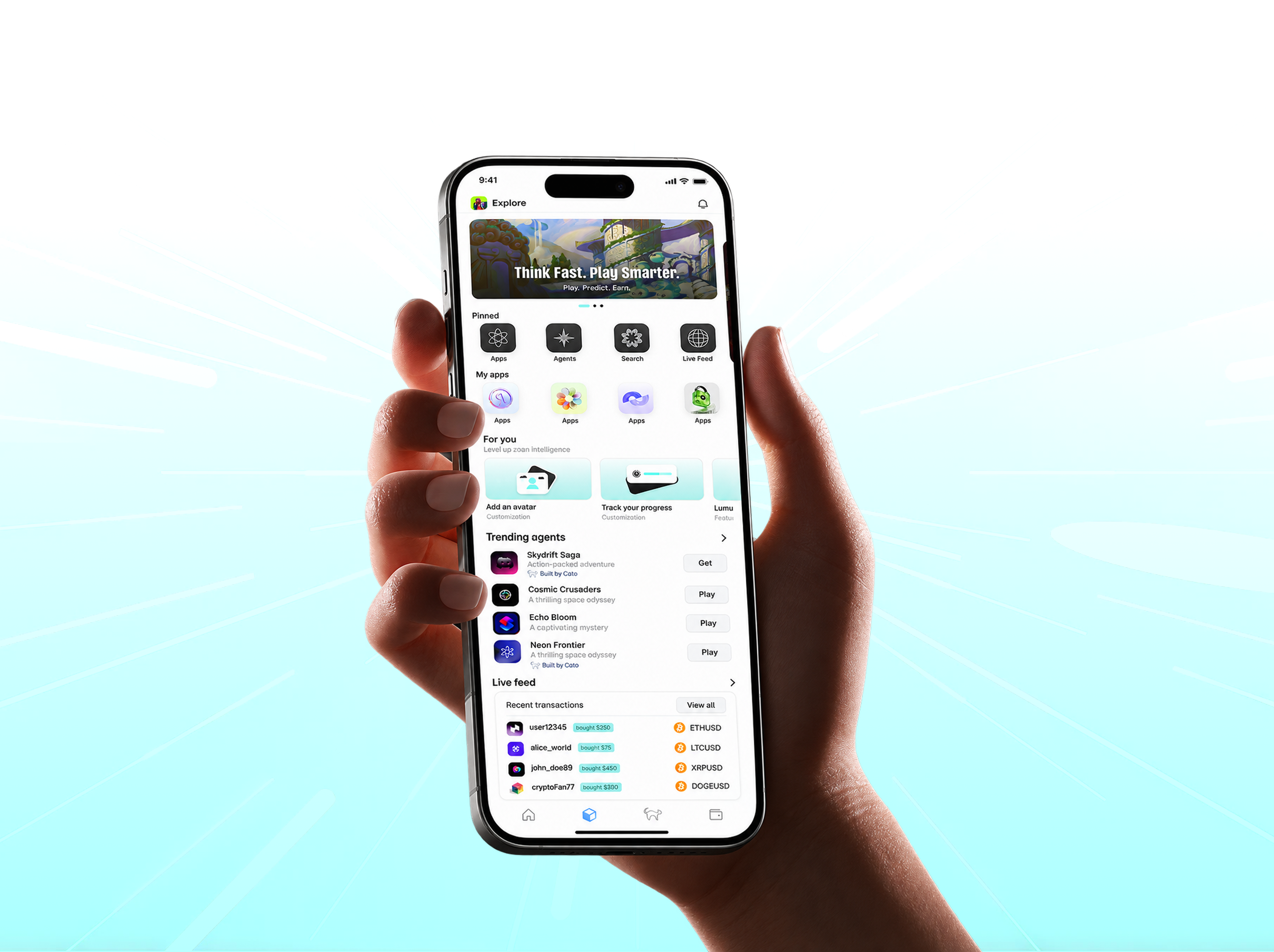 Zoan AI desktop and mobile product mockup