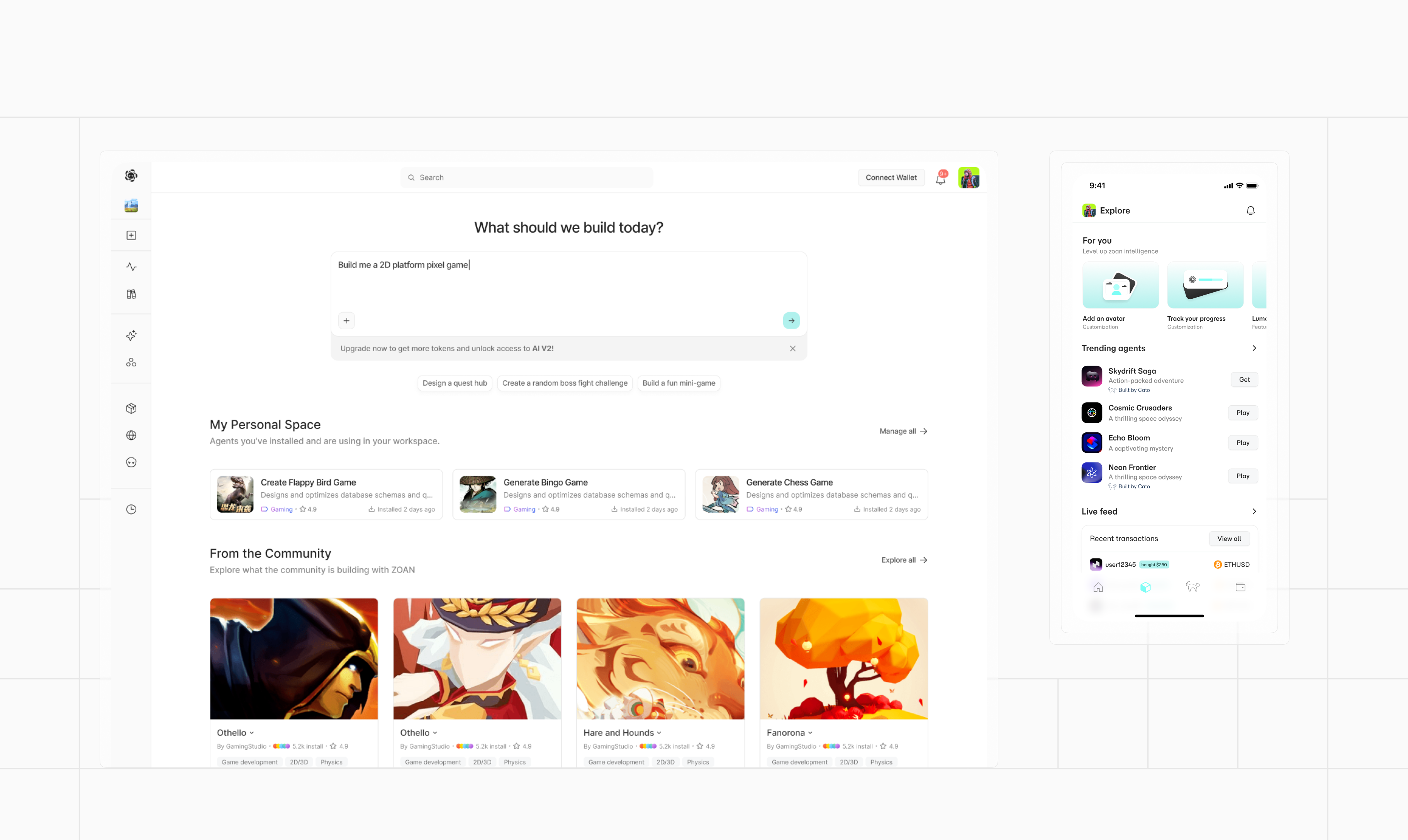 Zoan mobile workflow showcase