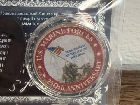 Proud Patriots Marines 250th Anniversary Kennedy Half Dollar photo 4