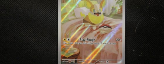 Yamper 099/094 Pokémon Full-Art Holo Card