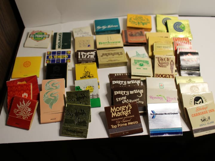 Vintage matchbooks