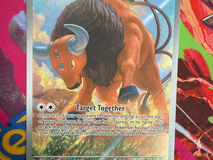 Tauros Pokemon card