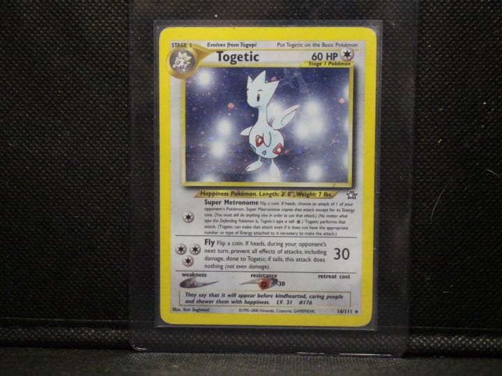 Togetic 16/111 Pokémon Neo Genesis Holographic Card