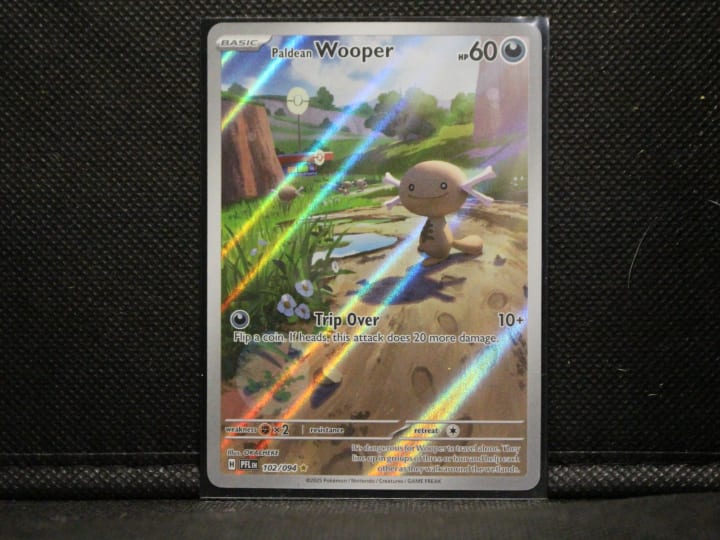 Paldean Wooper 102/094 Pokémon Full-Art Holo Card