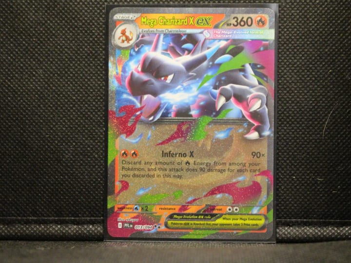 Mega Charizard X ex 013/094 Pokémon Holo Card