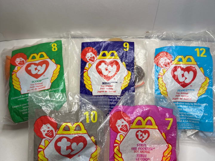 Vintage McDonalds TY beanie babies