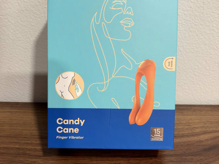 Satisfyer Candy Cane Orange Vibrator