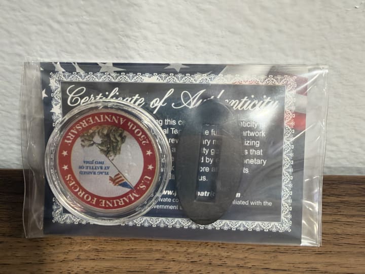 Proud Patriots Marines 250th Anniversary Kennedy Half Dollar