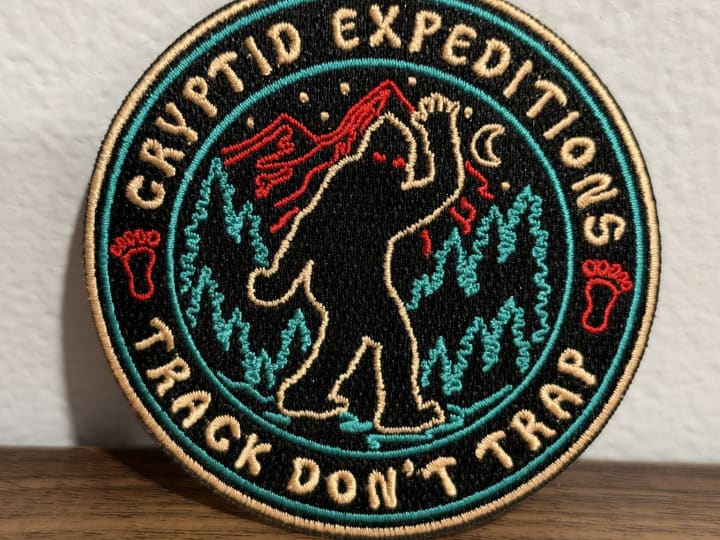 Cryptid Expeditions “Track Don’t Trap” Bigfoot Patch