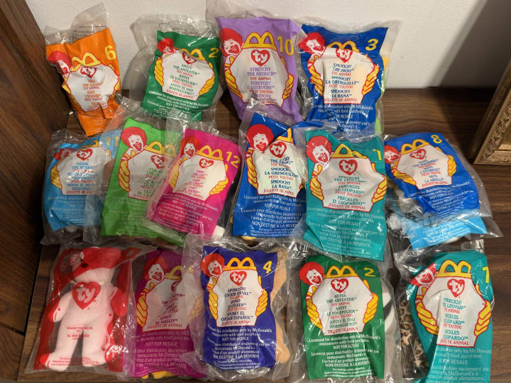 Ty McDonald’s Teenie Beanie Animals — Lot of 15