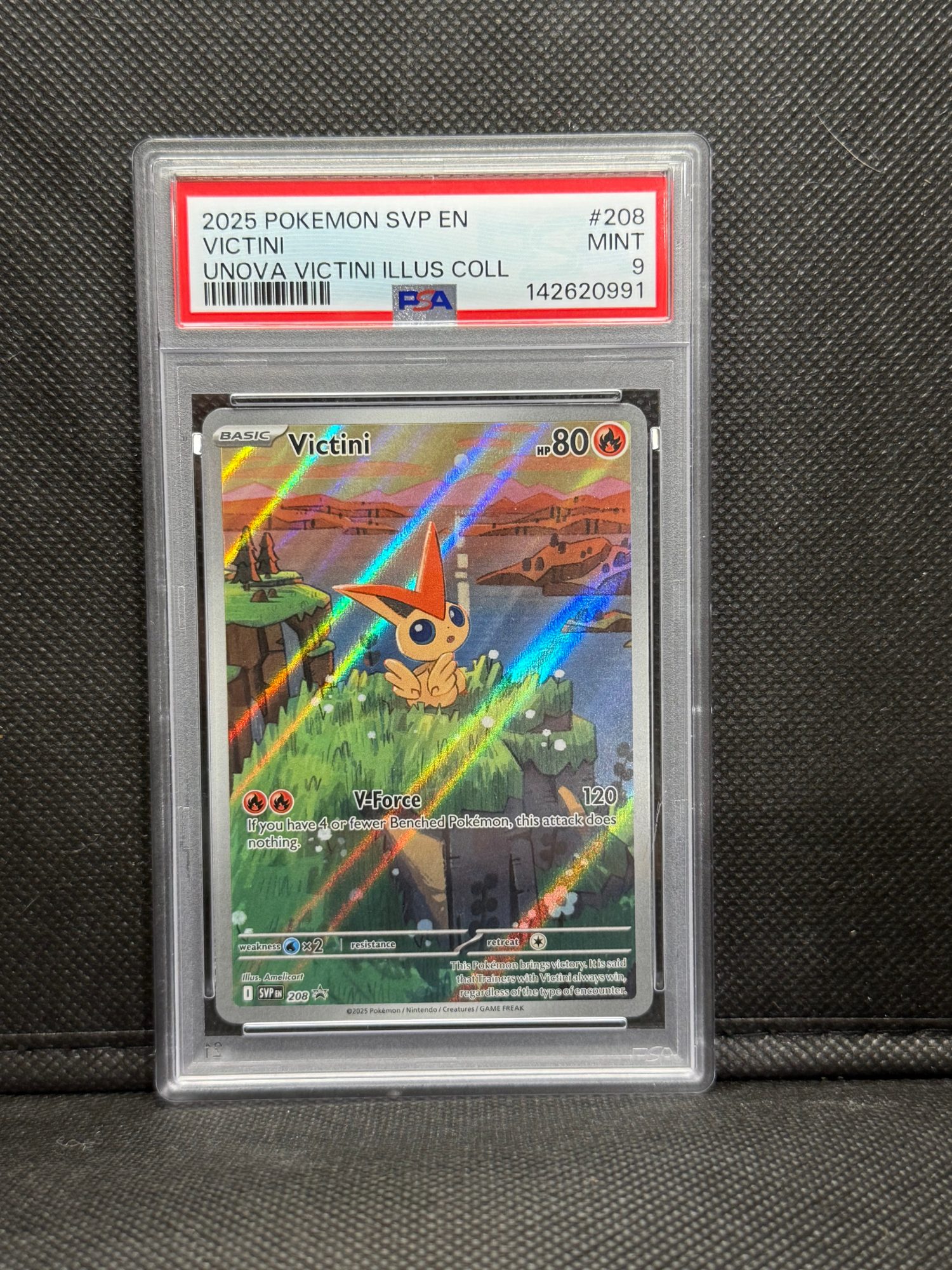 Victini 208 English SVP Illustration Collection PSA 9