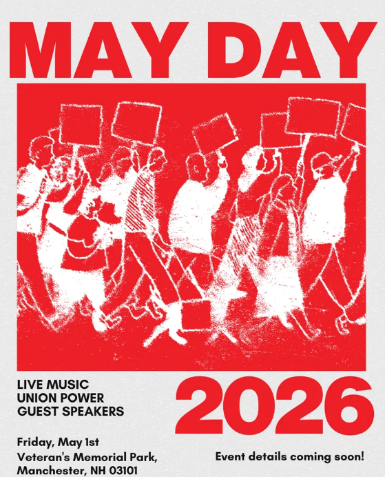 May Day Rally 2026 event poster